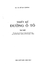 Thiết kế đường ô tô tập 1