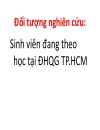 Đề tài mẫu kinh tế lượng