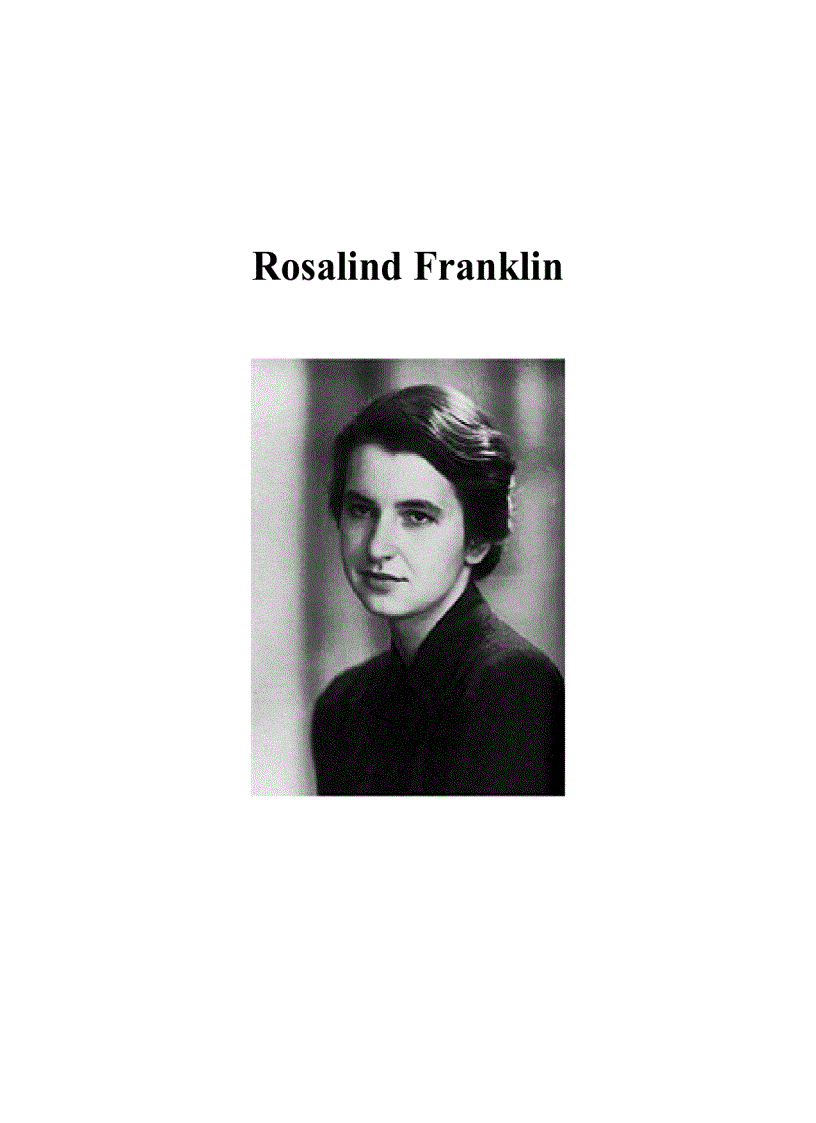 Tìm Rosalind Franklin