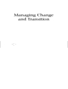 Managing Change and Transition Harvard Business Essentials