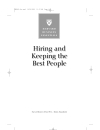 Harvard Business School Press Hiring and Keeping the Best People