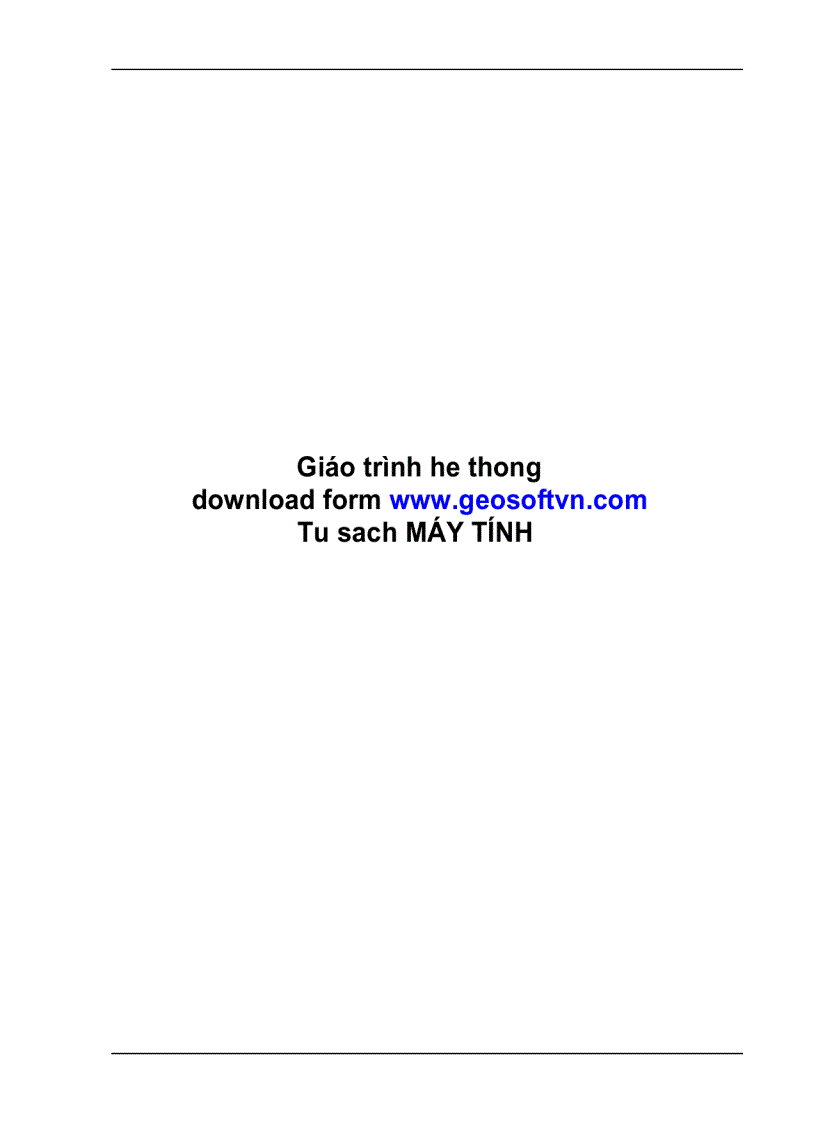 Giáo trình hệ thống