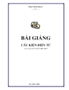 Bài giảng cấu kiện điện tử