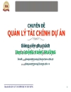 Quản lý tài chính dự án Viện quản trị Tài chính