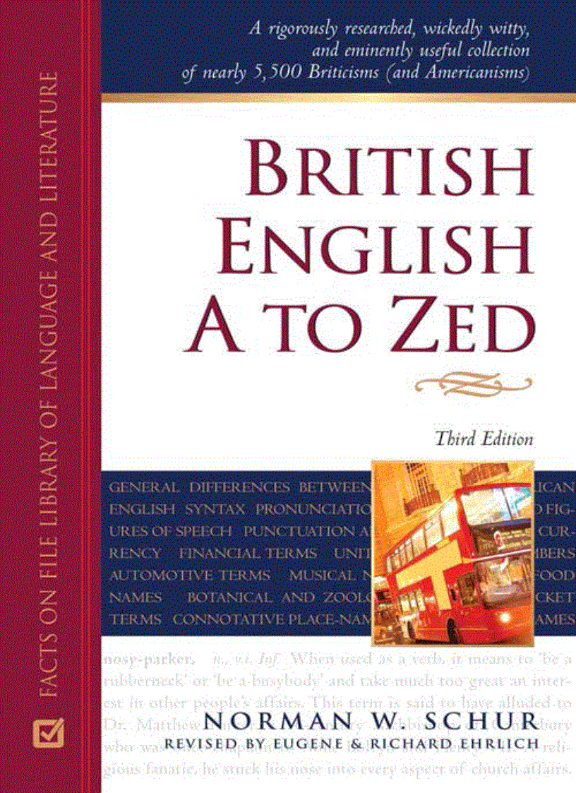 British English A to Z