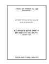 Kế hoạch kinh doanh đồ điện tử gia dụng