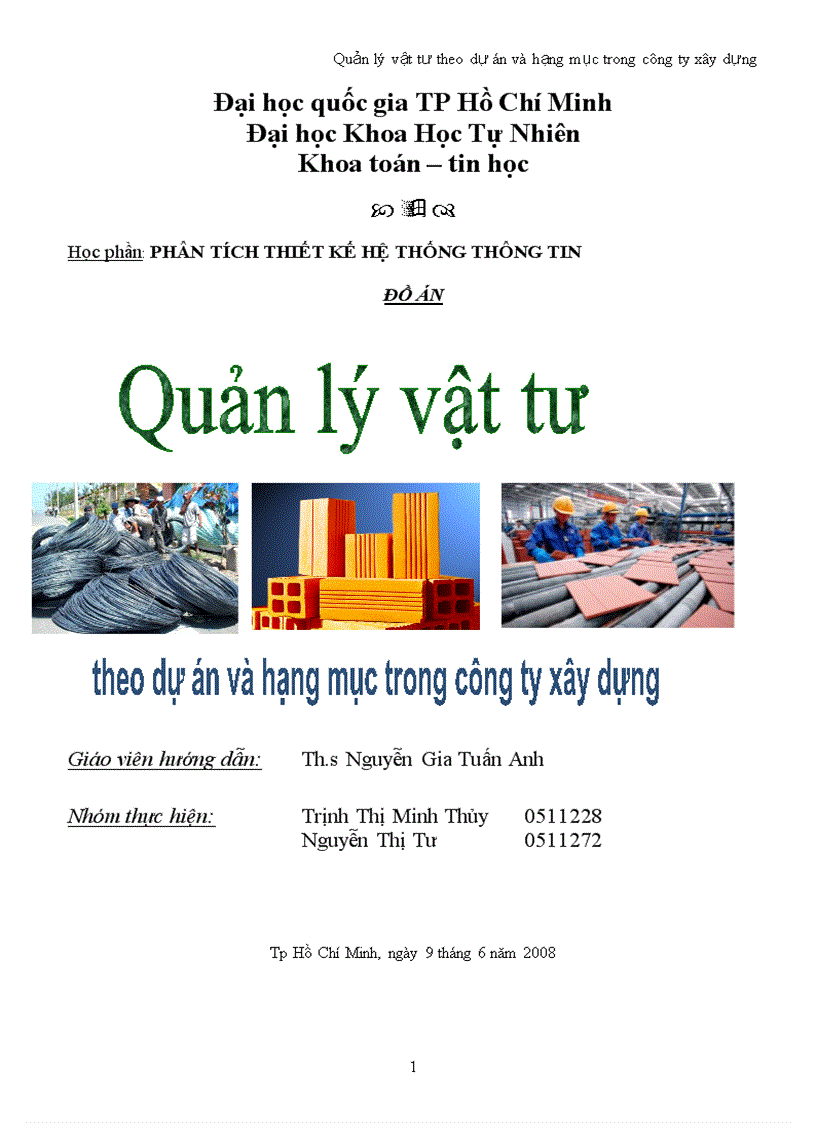 Quản lý vật tư