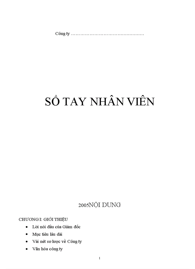 Sổ tay nhân sự