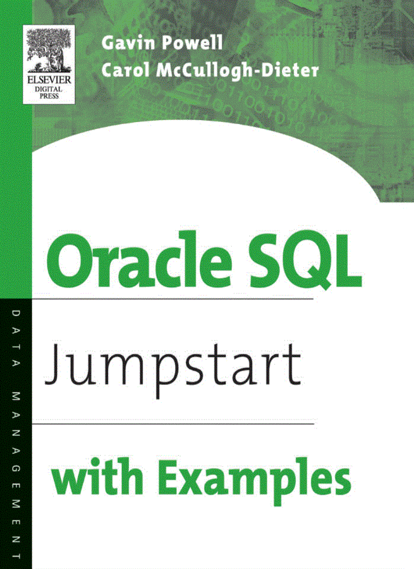 Oracle sql jumpstart with examples