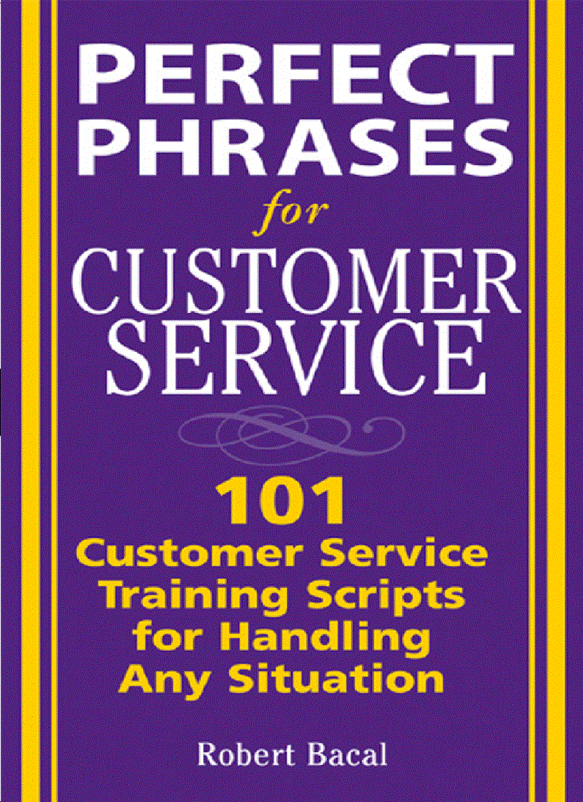 Perfect phrases for Customer Service