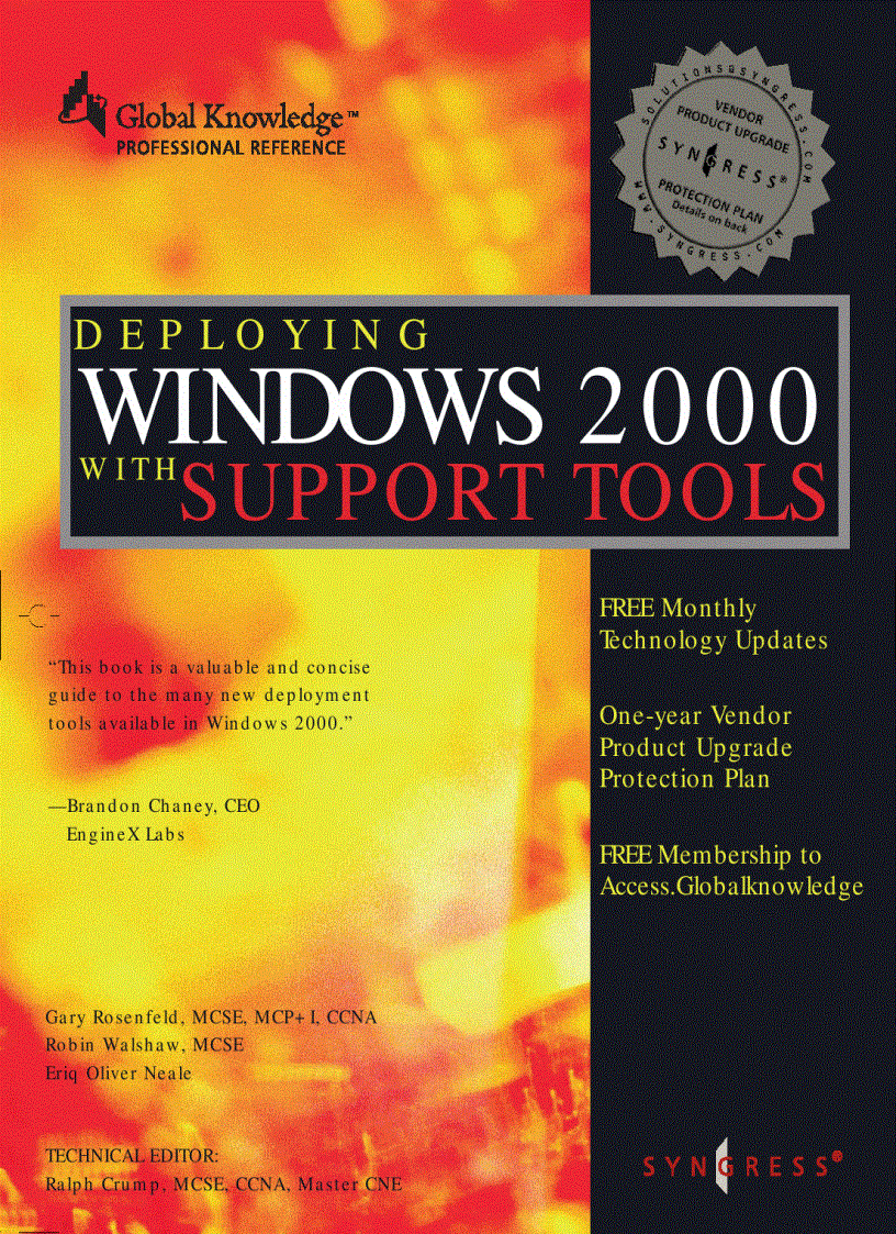 Deploying Windows 2000 with Support Tools