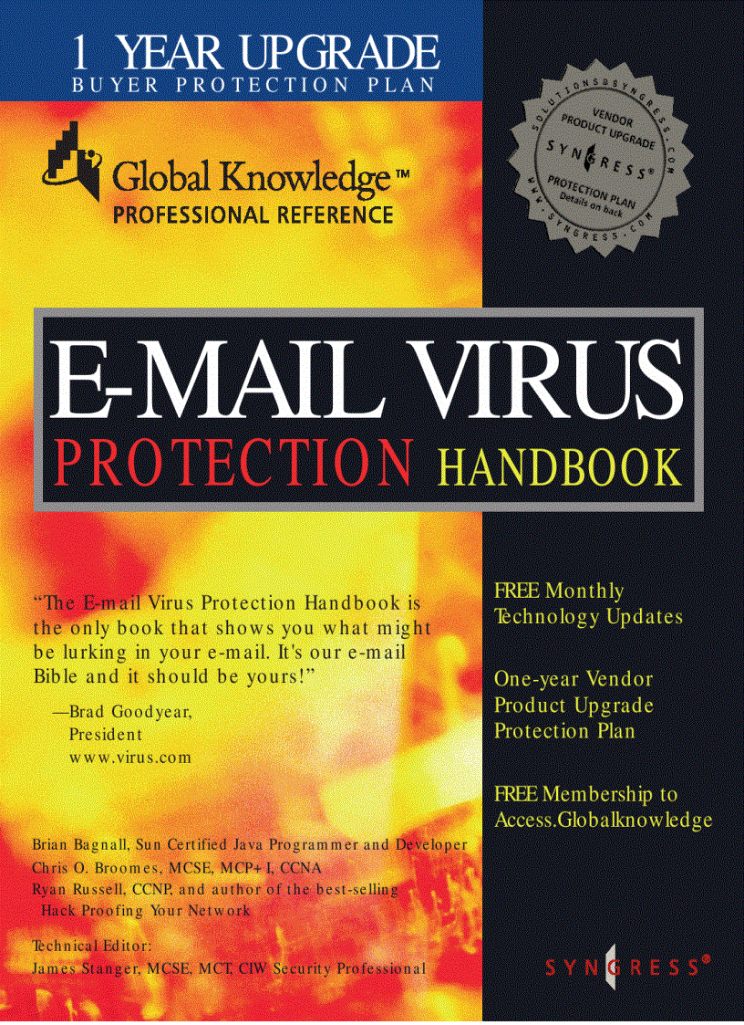 E mail Virus Protection Handbook