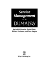 Service Management For Dummies