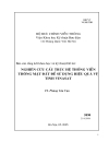 Nghiên cứu cấu trúc hệ thống viễn thông mặt đất để sử dụng hiệu quả vệ tinh vinasat 1