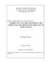 Nghiên cứu cấu trúc hệ thống viễn thông mặt đất để sử dụng hiệu quả vệ tinh vinasat 1