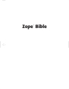 Zope bible