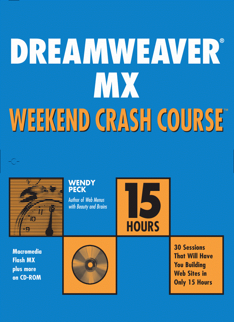 Dreamweaver mx weekend crash course