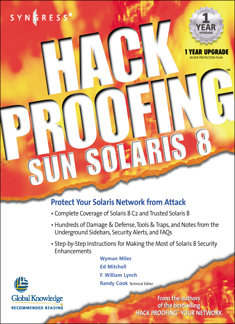 Hack proofing Sun Solaris 8