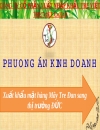 Thuyết trình lập phương án kinh doanh