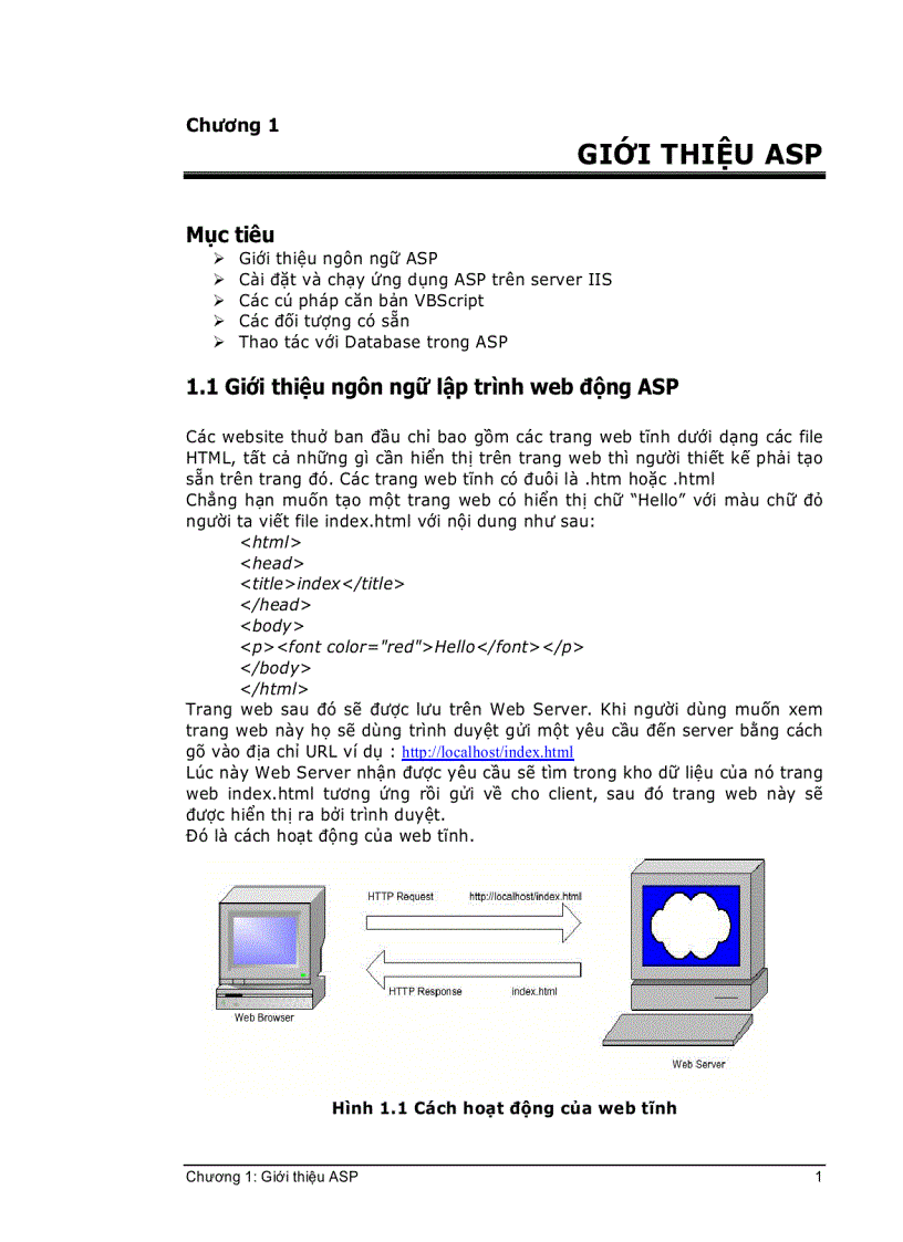 Giới thiệu ASP