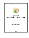 Kế toán quản trị