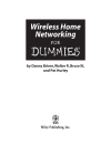 Wireless home networking for dummies