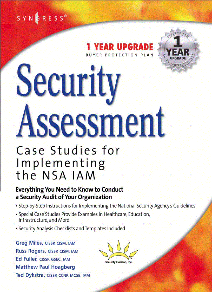 Security assessment case studies for implementing the nsa iam