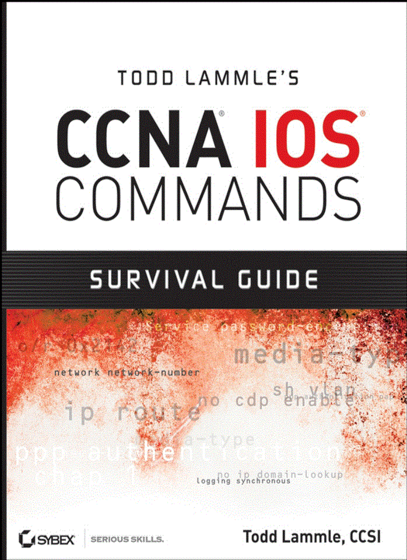 Ccna ios Commands survival