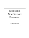 Effective Succession Planning