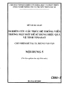 Nghiên cứu khả năng chế tạo thử nghiệm một số phần tử thiết bị trạm đầu cuối VSAT dùng trong hệ thống thông tin vệ tinh