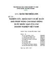 Nghiên cứu khảo sát và đề xuất giải pháp nâng cao hoạt động xuất khẩu gạo của các doanh nghiệp Việt Nam