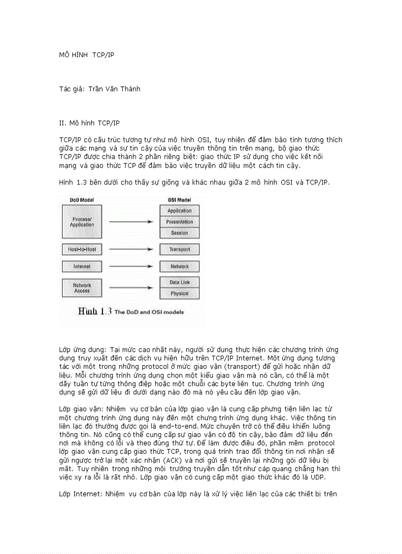 Mô hình tcp ip