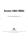 Access 2002 Bible