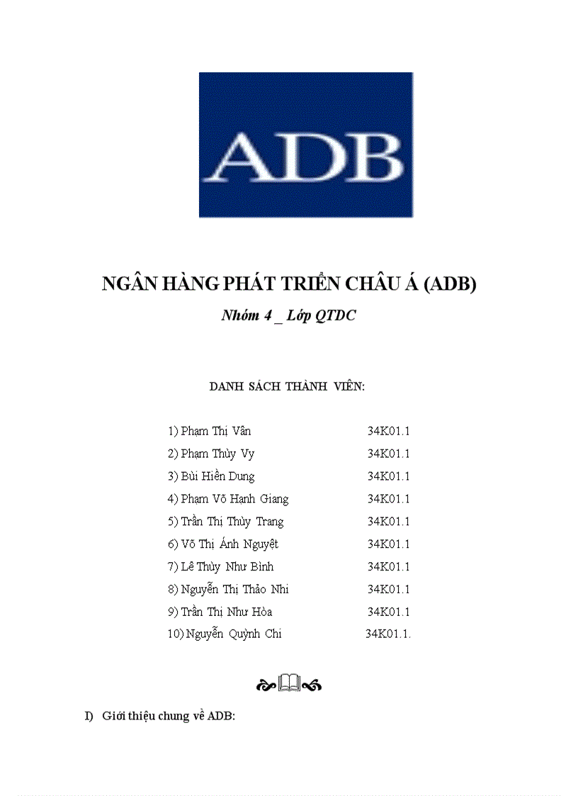 Ngân hàng phát triển châu á adb