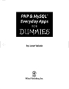 PHP MySQL Everyday Apps For Dummies