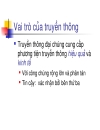 Bài giảng 7 Quan hệ Truyền thông