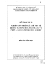 Nghiên cứu thiết kế chế tạo hệ thống tự động hóa nhận dạng và phần loại sản phẩm công nghiệp