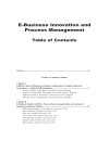 E Business Innovation and Process Management