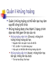 Bài giảng 8 Quản lí khủng hoảng