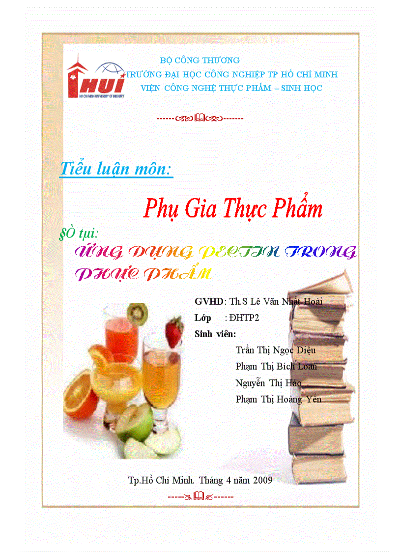 Ứng dụng Pectin trong thực phẩm