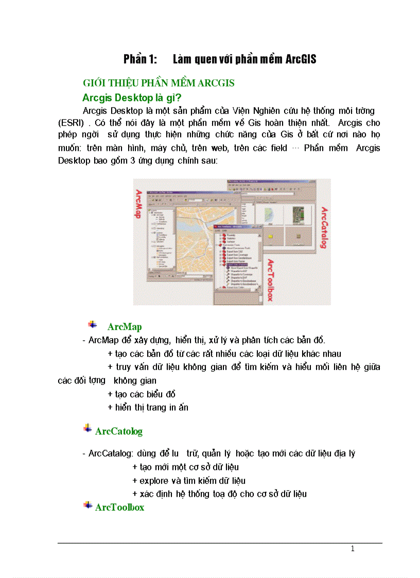 Học Arcgis cơ bản