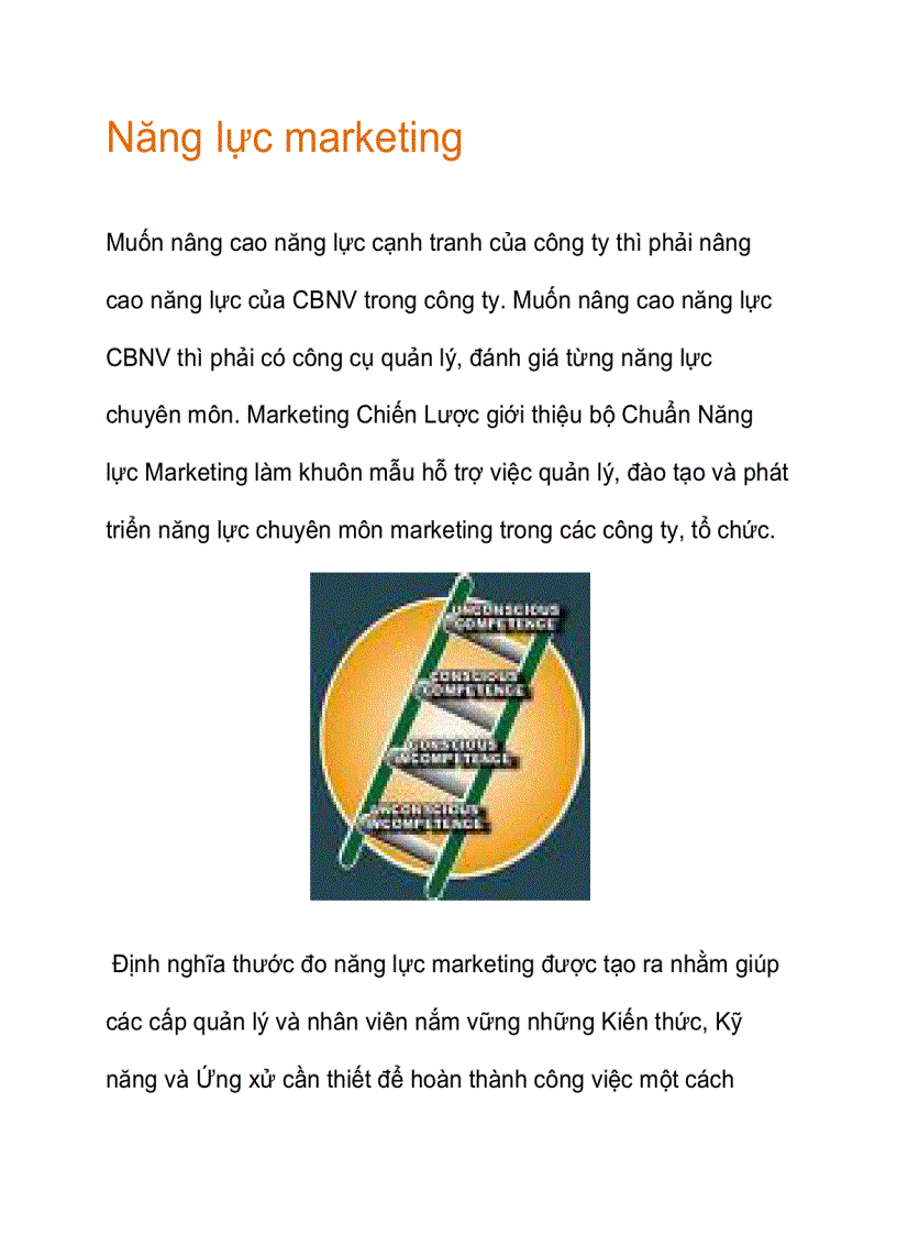 Năng lực marketing