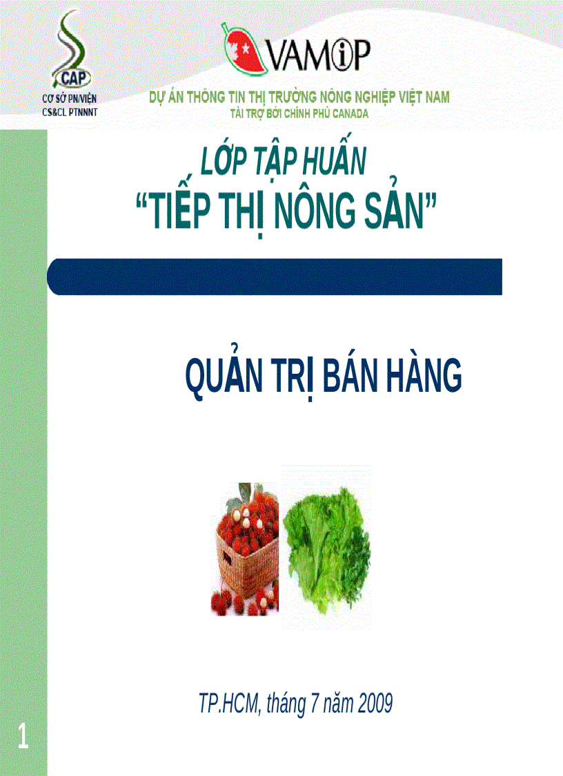 Quản trị bán hàng