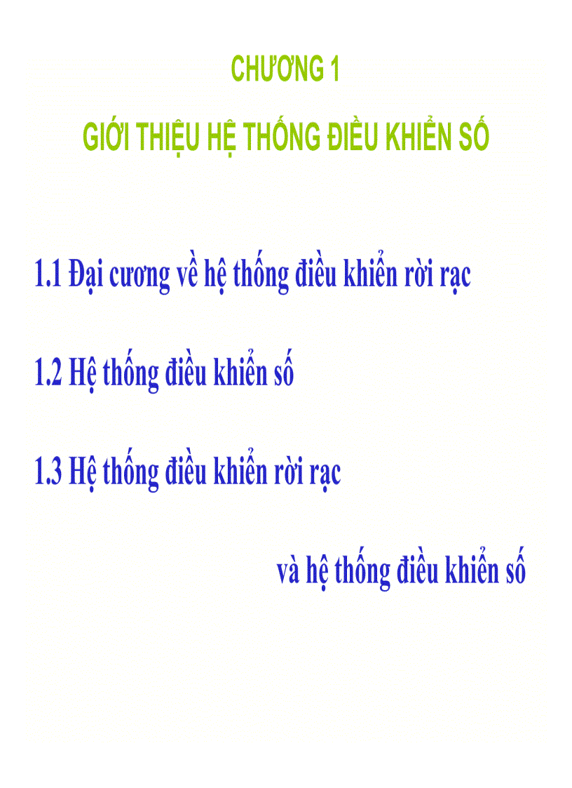 Chương 1 giới thiệu hệ thống điều khiển số