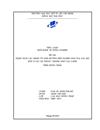 Phân tích các nhân tố ảnh hưởng đến nghèo đói của các hộ dân thuộc các xã trên địa bàn tỉnh Đồng Tháp