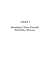 Capital Markets And Portfolio Theory 2000