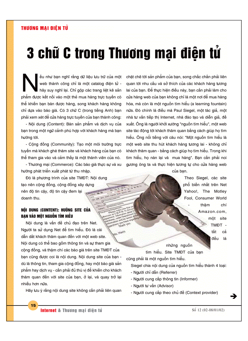 3C Trong Thương Mại Điện Tử