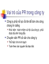 Bài giảng 2 Lịch sử PR Hoạt động PR trong các tổ chức