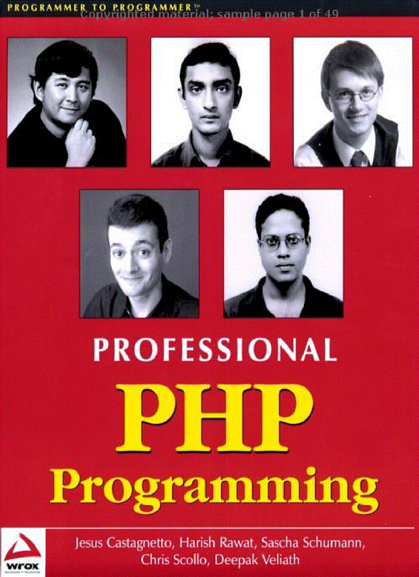 Professional PHP Programming