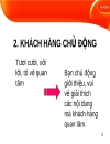 Tiến trình giao tiếp trong một hoạt động bán hàng